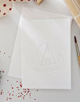 Gingerbread paintable notecards