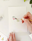 Birds paintable watercolor notecard set