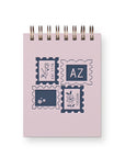 Custom City Stamp Mini Jotter Notebook