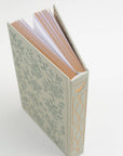 Daydreamer Linen Sketchbook - Embossed Green Floral Journal