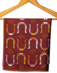 Silk Scarf - “Giddy Up” - Square Neck & Hair Scarf