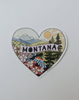 Montana Heart Vinyl Sticker
