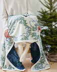 Boxwood Wreaths Blanket