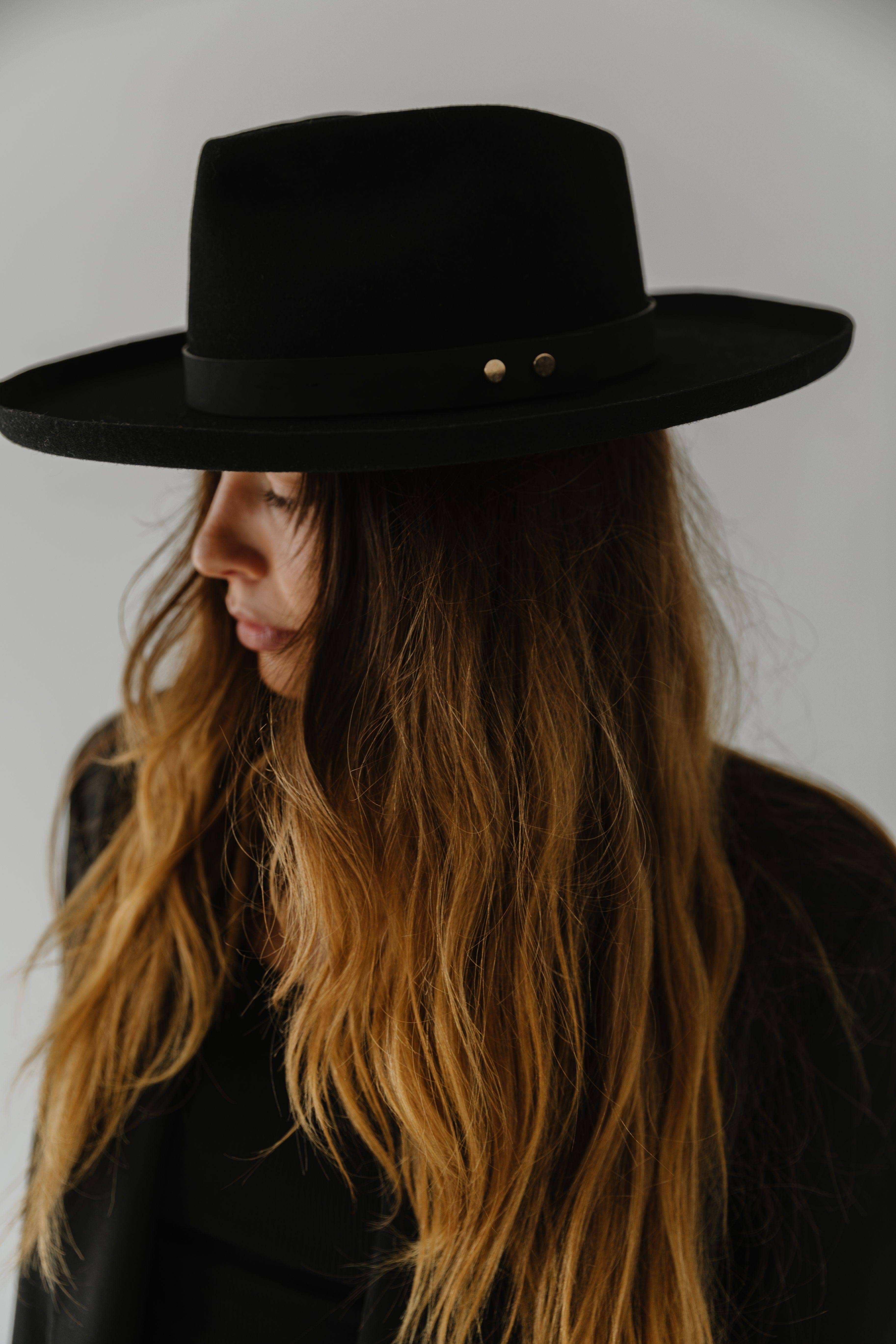 Luca Pencil Brim Teardrop Fedora - Gigi Pip