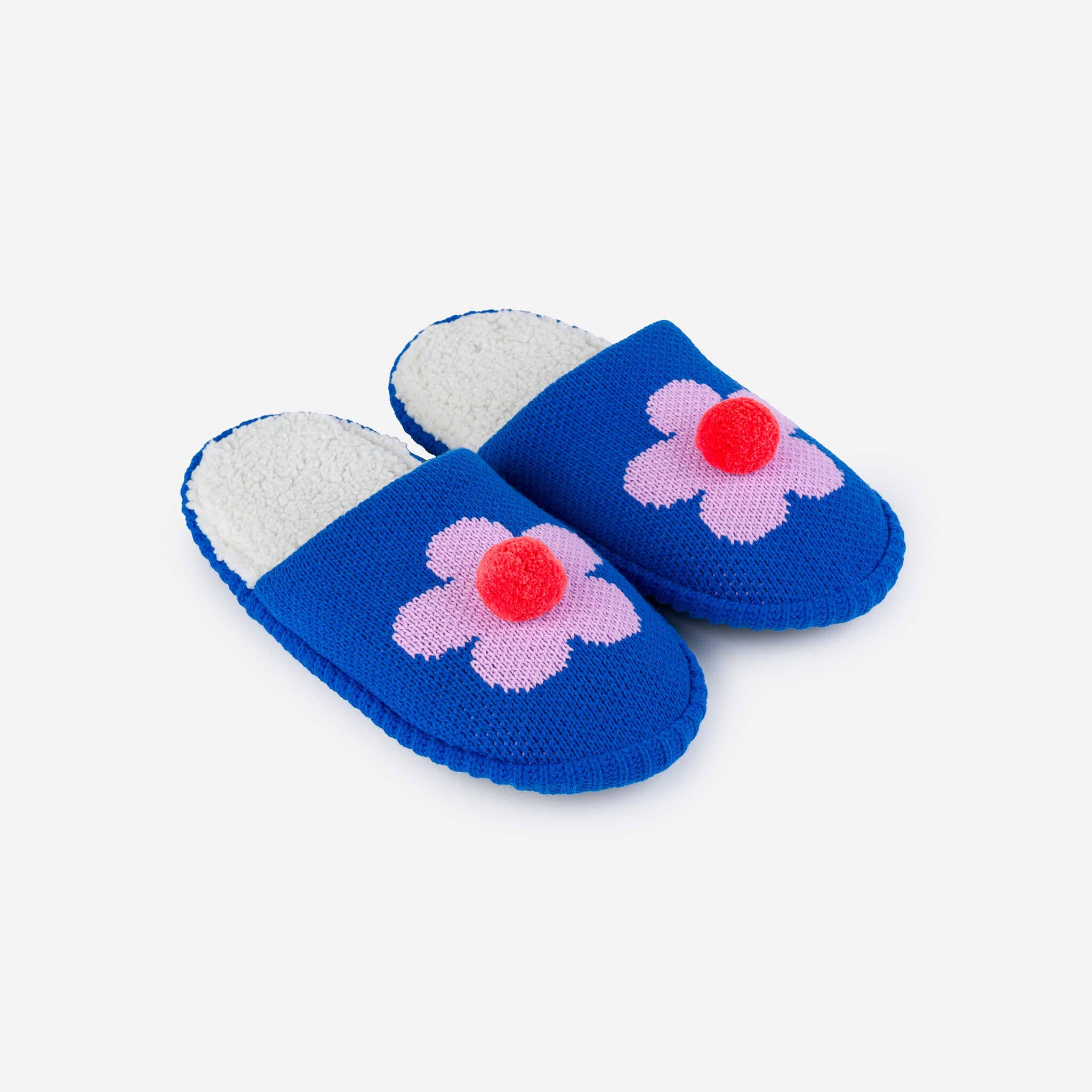 Flower Pom Slide Slippers: Golden Olive, L/XL - W 9.5-12.5M 8-11