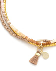 Chromacolor Miyuki Bracelet Trio - Desert Multi/Gold