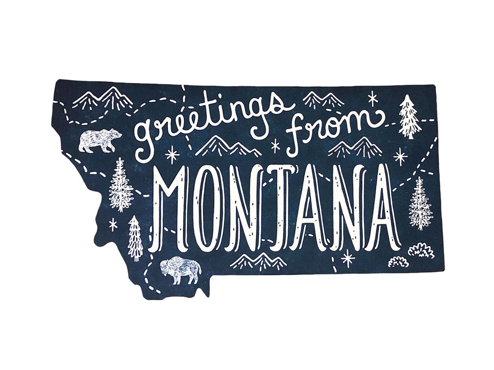Montana State Postcard