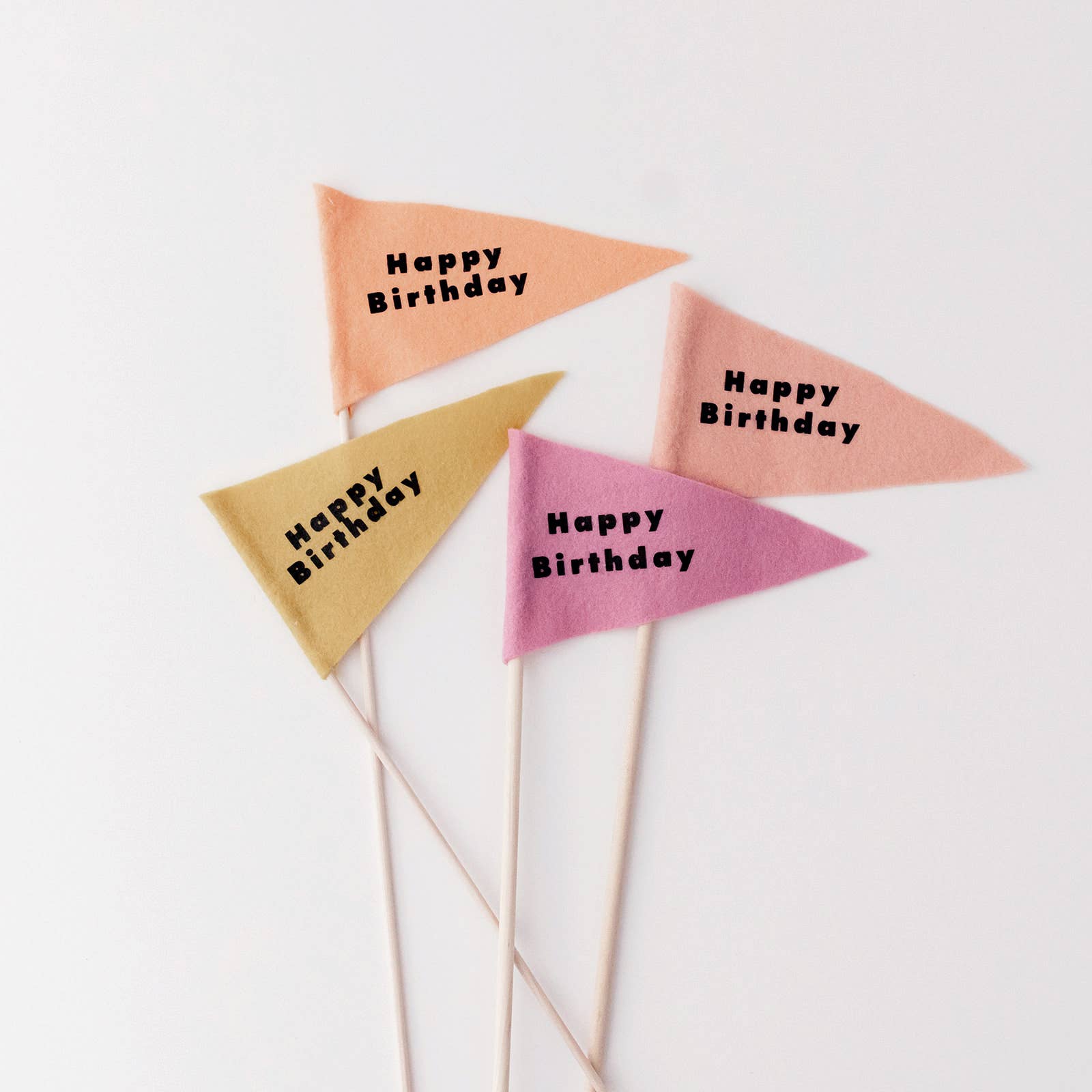 Birthday Flag: Peach