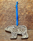 Montana Grizzly Ornament