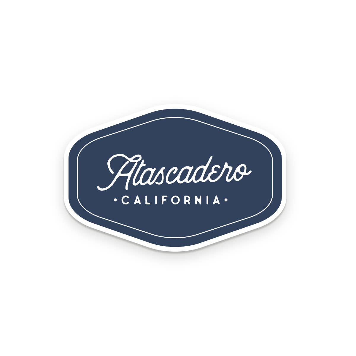 Philipsburg Stamp Sticker Script Sticker