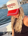 Tanned & Tipsy - Red Vintage Trucker Hat