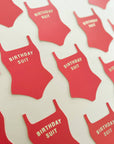 Birthday Suit Flat Greeting Card