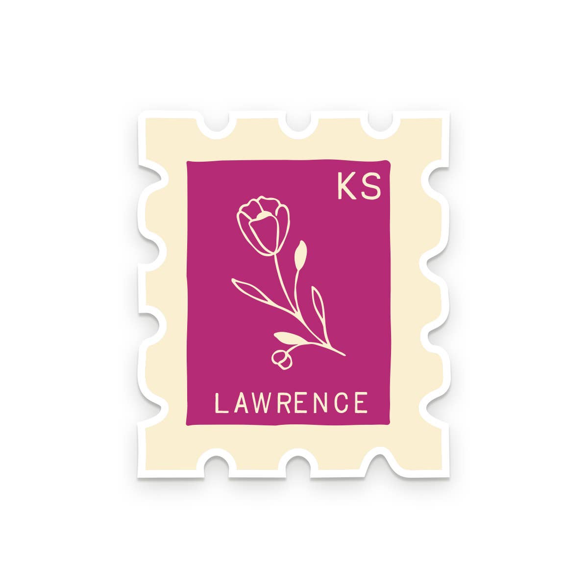 Philipsburg Stamp Sticker
