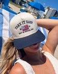 Take it Easy Vintage Trucker Hat