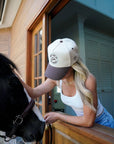 Meet me at the Rodeo - Brown Vintage Trucker Hat