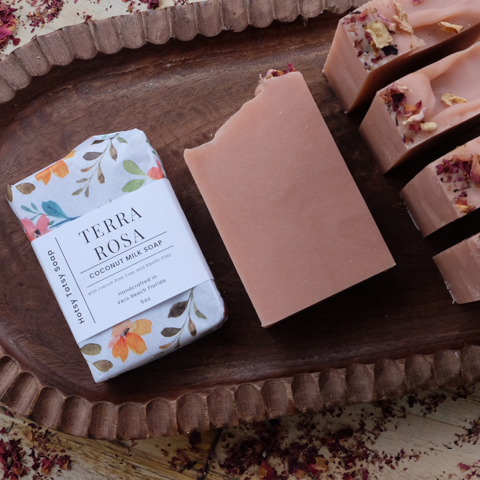 Terra Rosa: Patchouli &amp; Geranium Coconut Milk Soap