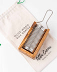 Italian Olivewood Box Cheese Grater