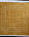Desert Gold Classic Print Naturally Dyed Bandana (white)