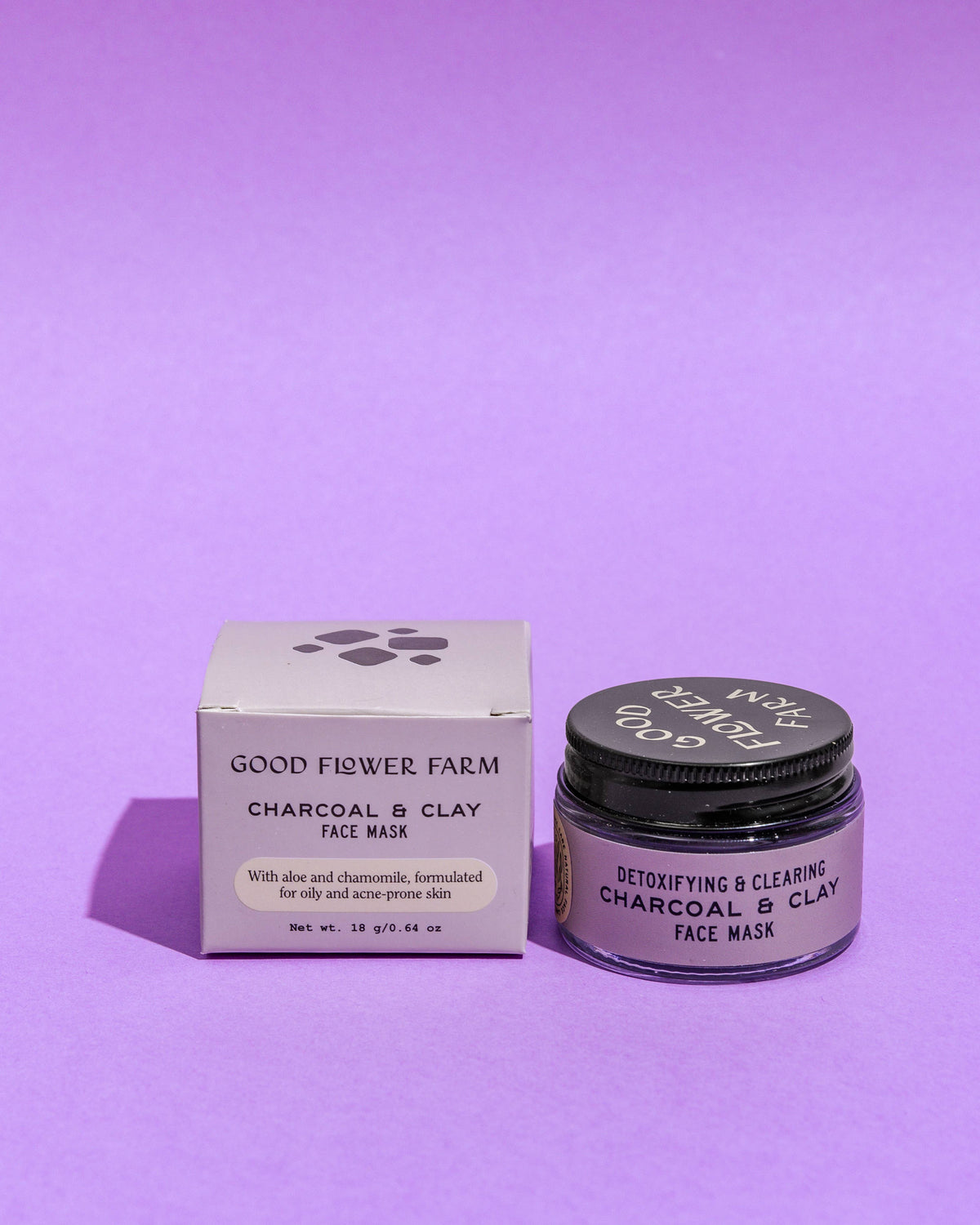 Charcoal &amp; Clay Botanical Face Mask / 1 oz