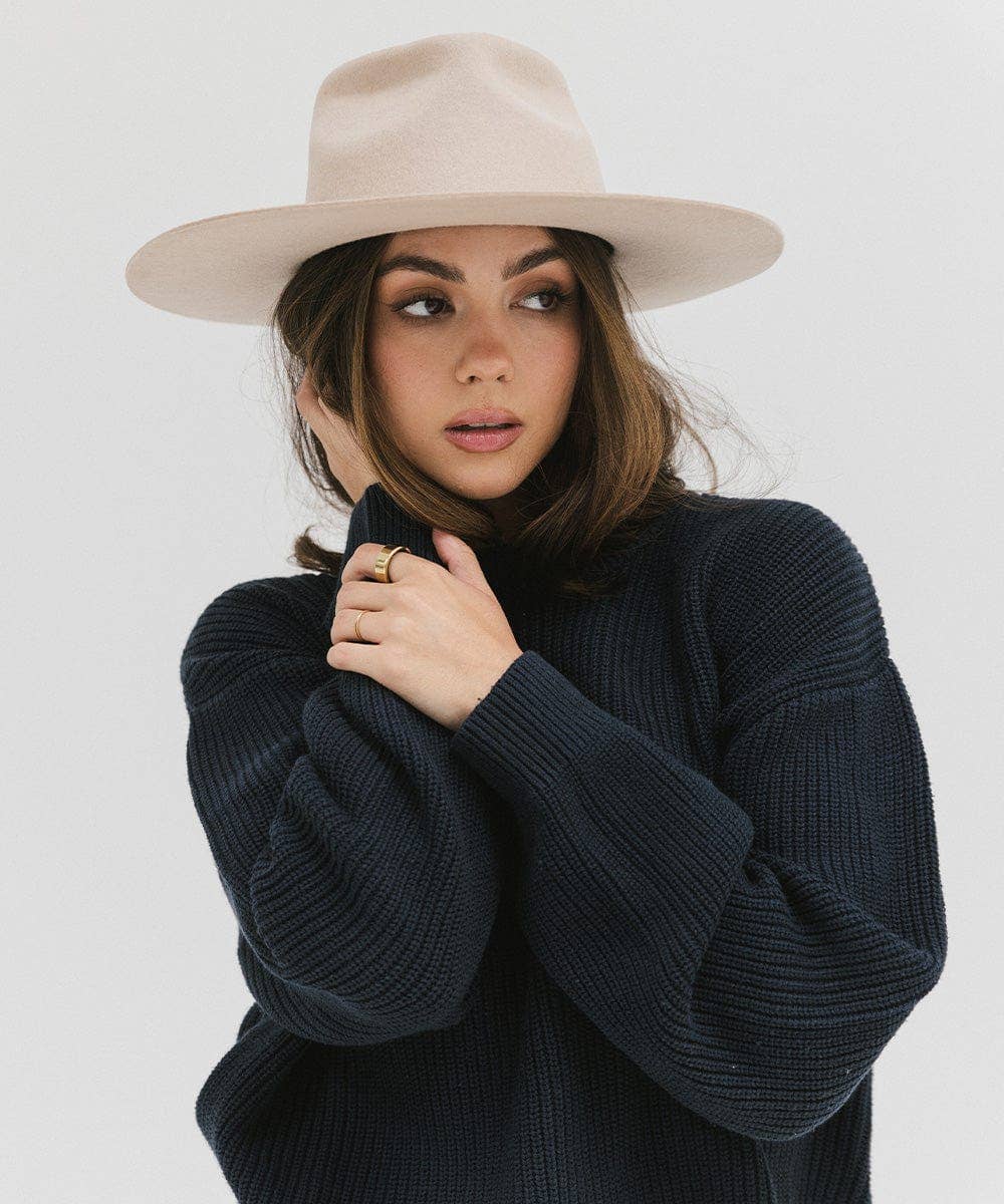 Emery Teardrop Fedora - Gigi Pip