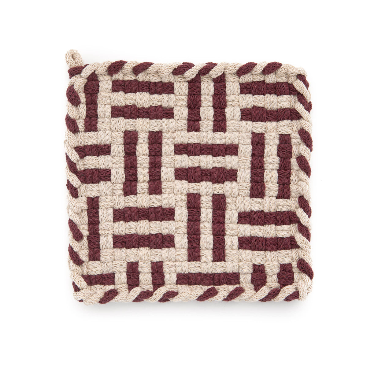Forest Collection in Flax and Burgundy