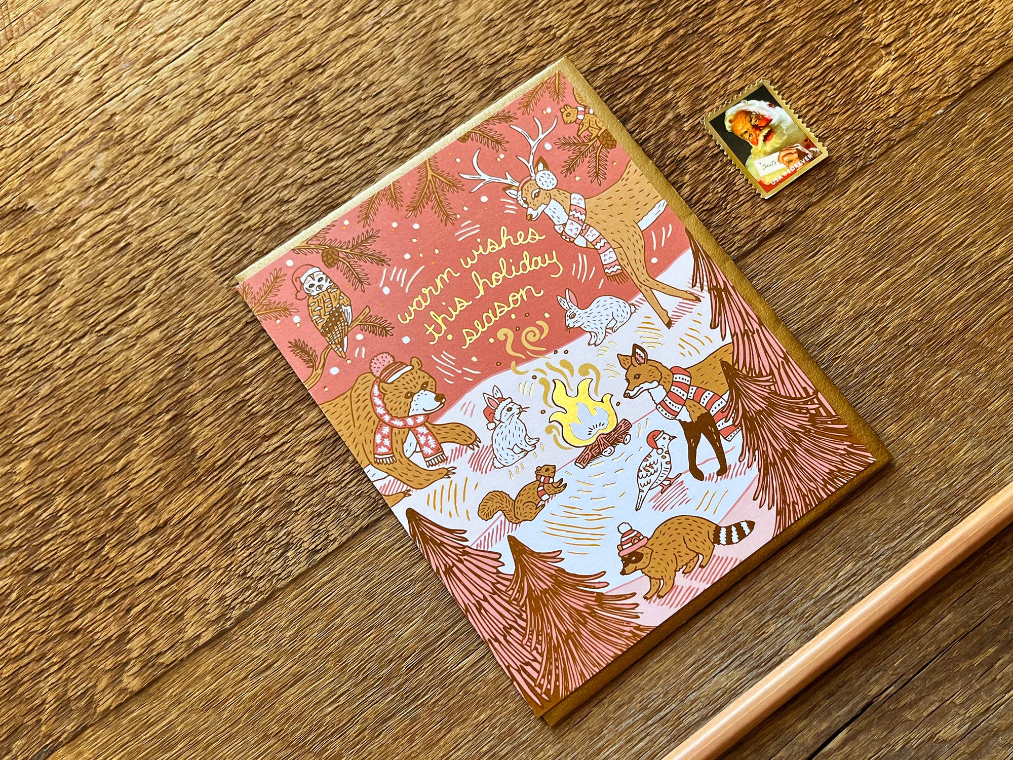 Woodland Holiday Card