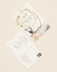 Mixed Media Wrap Bracelet/Necklace - Tranquility/Turquoise/G