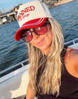 Tanned & Tipsy - Red Vintage Trucker Hat