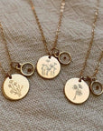 Wildflower Necklace with Mustard Seed