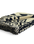 Awa Throw Blanket - Natural / Black | home decor | Spring De