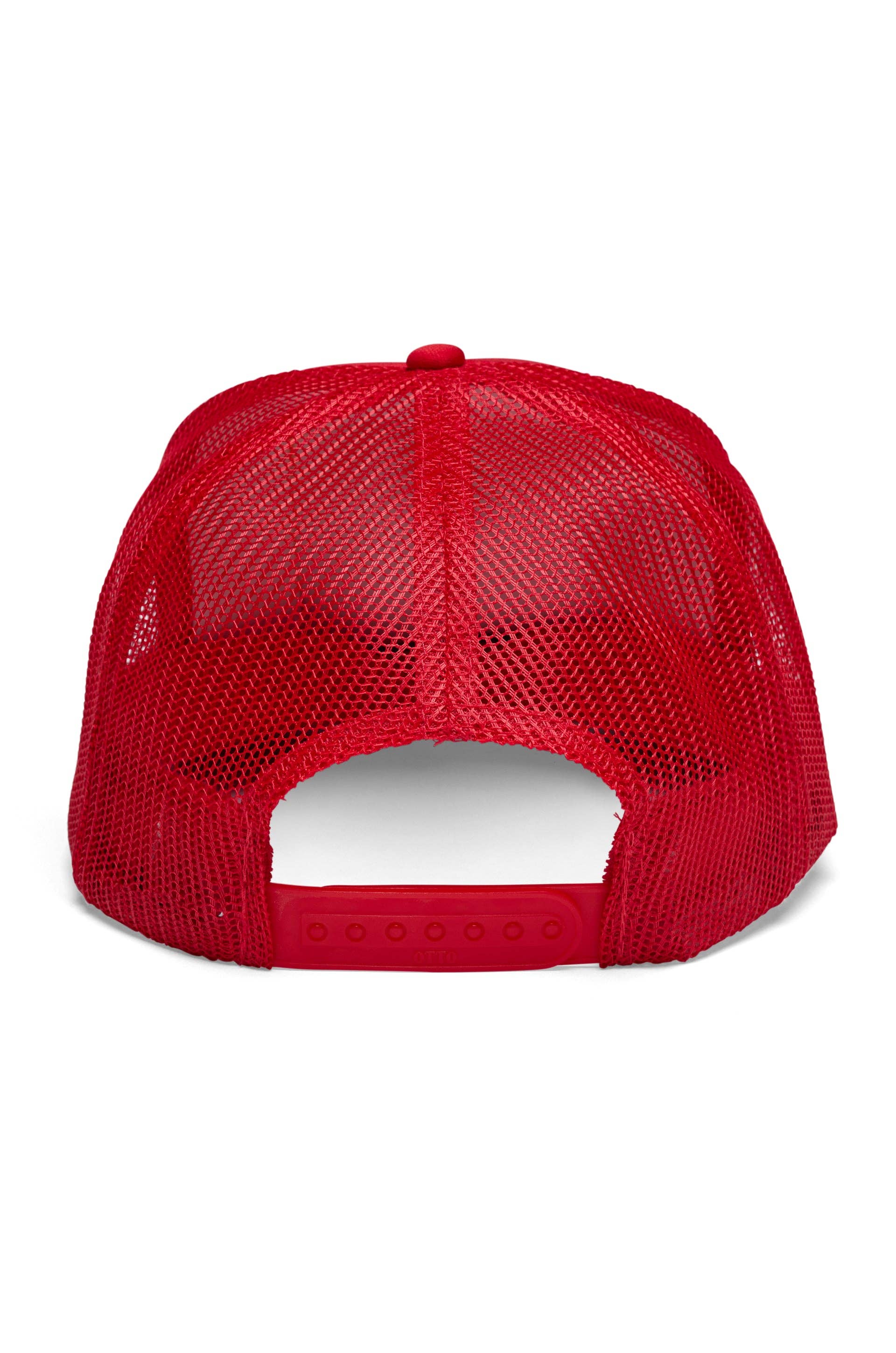 C'est La Vie Trucker Hat in Red