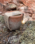 12 oz Plant Pot Scented Candle, Terra cotta pot, Seed Label