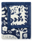 Whimsical Woods Navy Mini Blanket