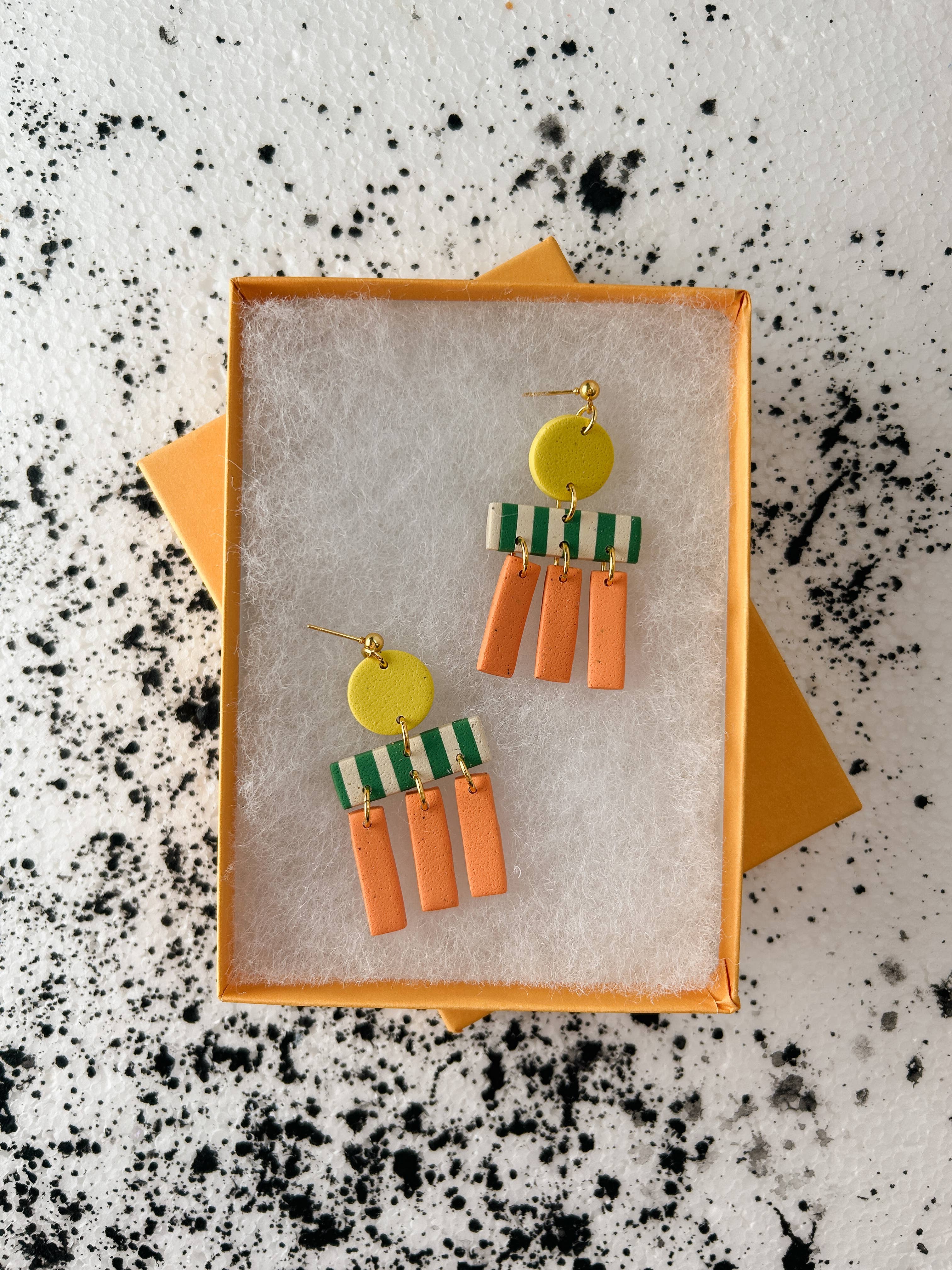 Lemon Lee Clementine Cabana Earrings