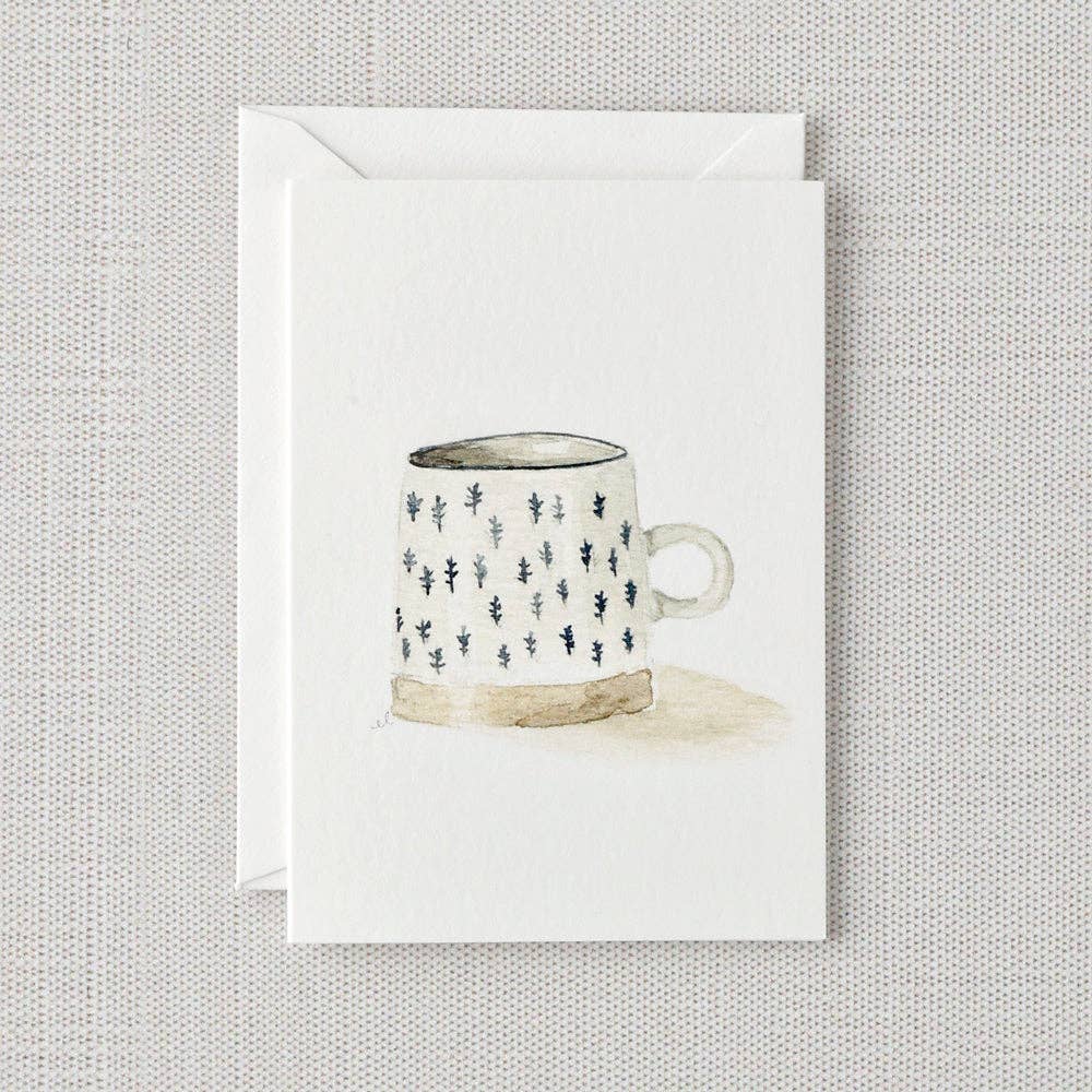 Leaf Mug Mini Notecard