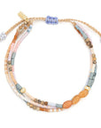 Mixed Media Bracelet - Inspiration/Red Aventurine/Gold