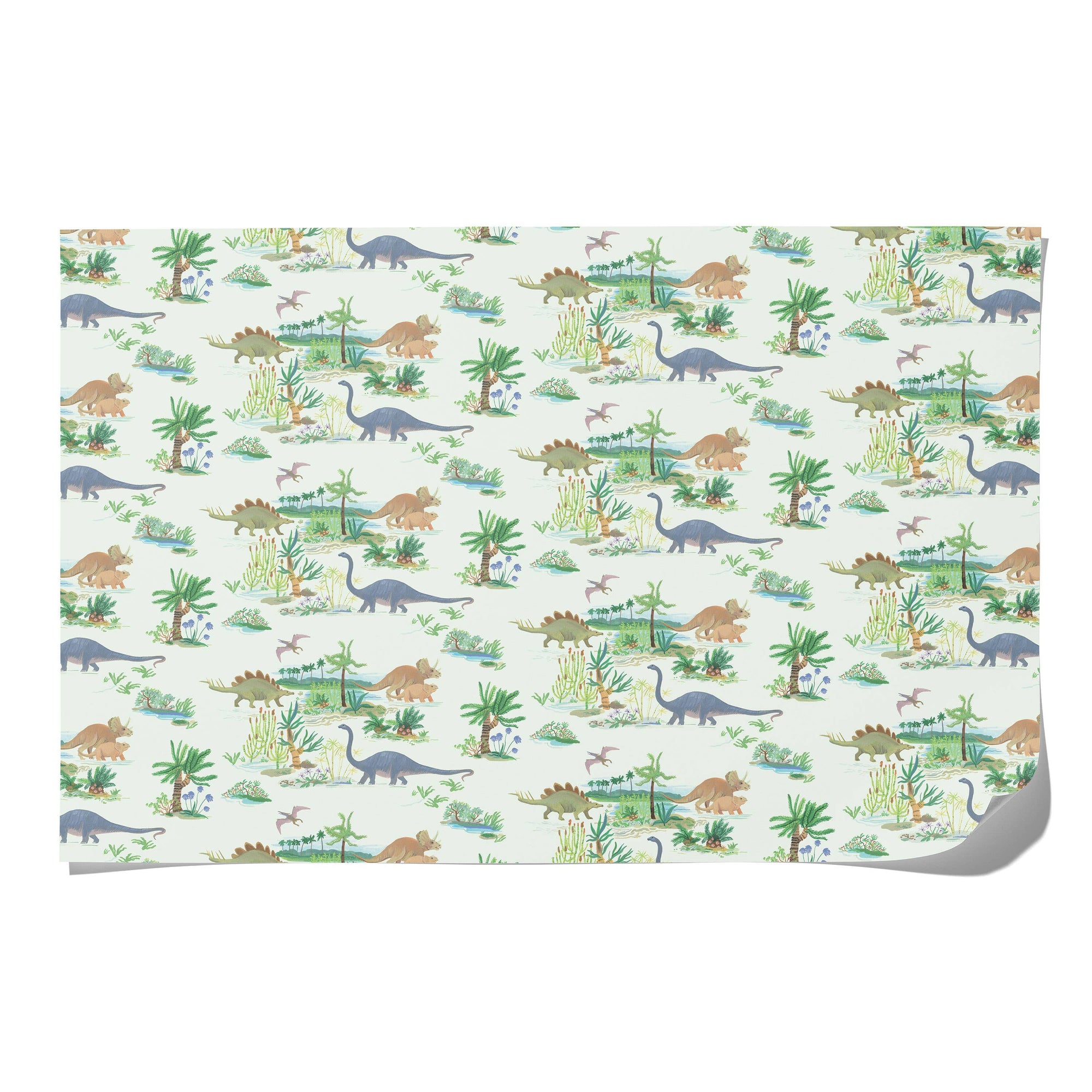 Dinosaurs wrapping paper