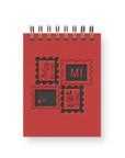 Custom City Stamp Mini Jotter Notebook
