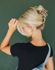Skinny Tan Tortoise Claw Clip