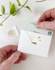 Daisy mini enclosure notecard