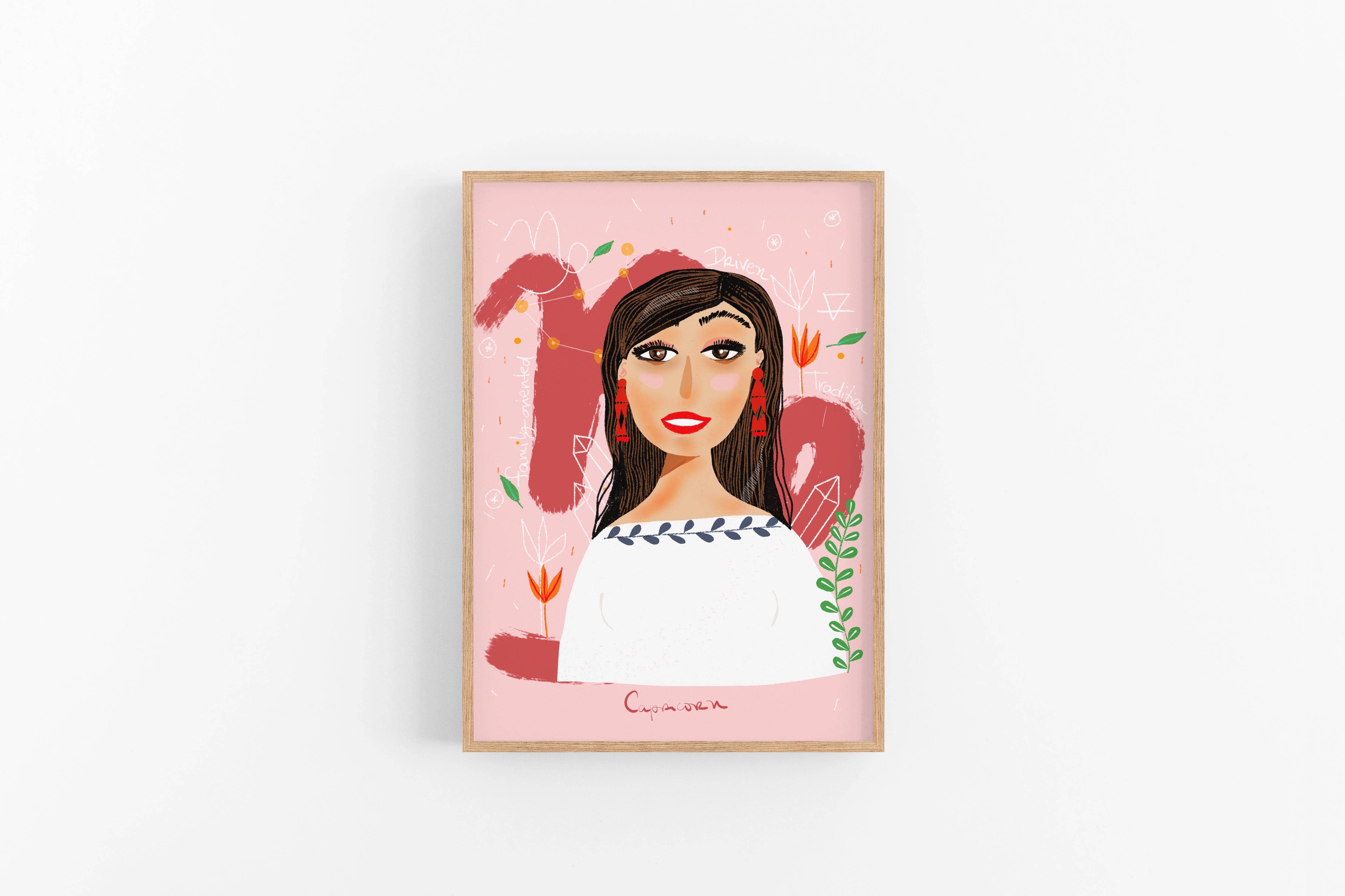 Zodiac Mini Print | Capricorn