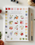 Fruit watercolor workbook