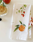 Fruit cotton flour sack tea towel