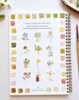 Flowers watercolor workbook