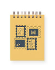 Custom City Stamp Mini Jotter Notebook