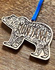 Montana Grizzly Ornament