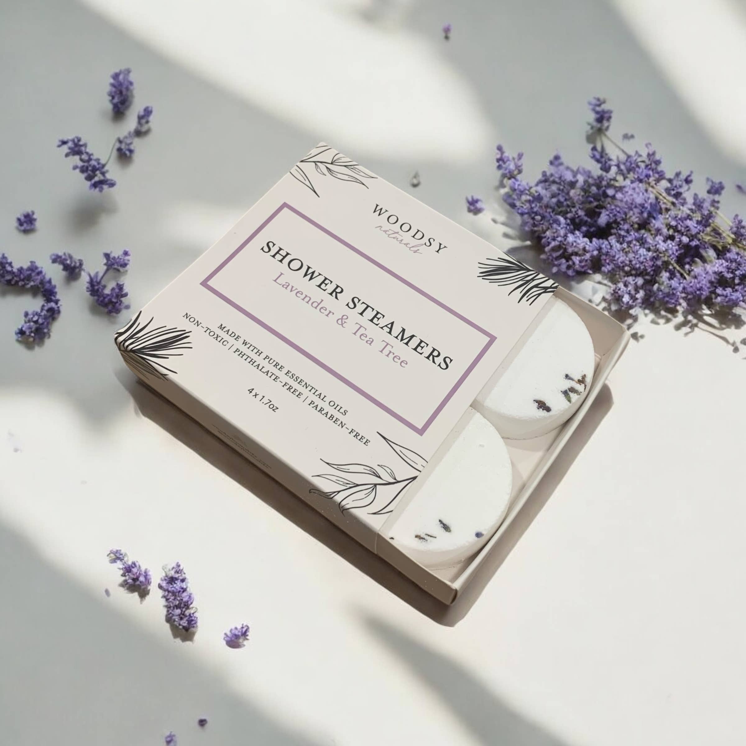 Lavender &amp; Tea Tree l Shower Steamer Gift Set