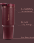 Merlot HydroJug 32 oz Sport Water Bottle