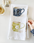 Mugs cotton flour sack tea towel