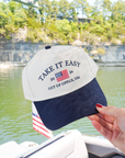 Take it Easy Vintage Trucker Hat